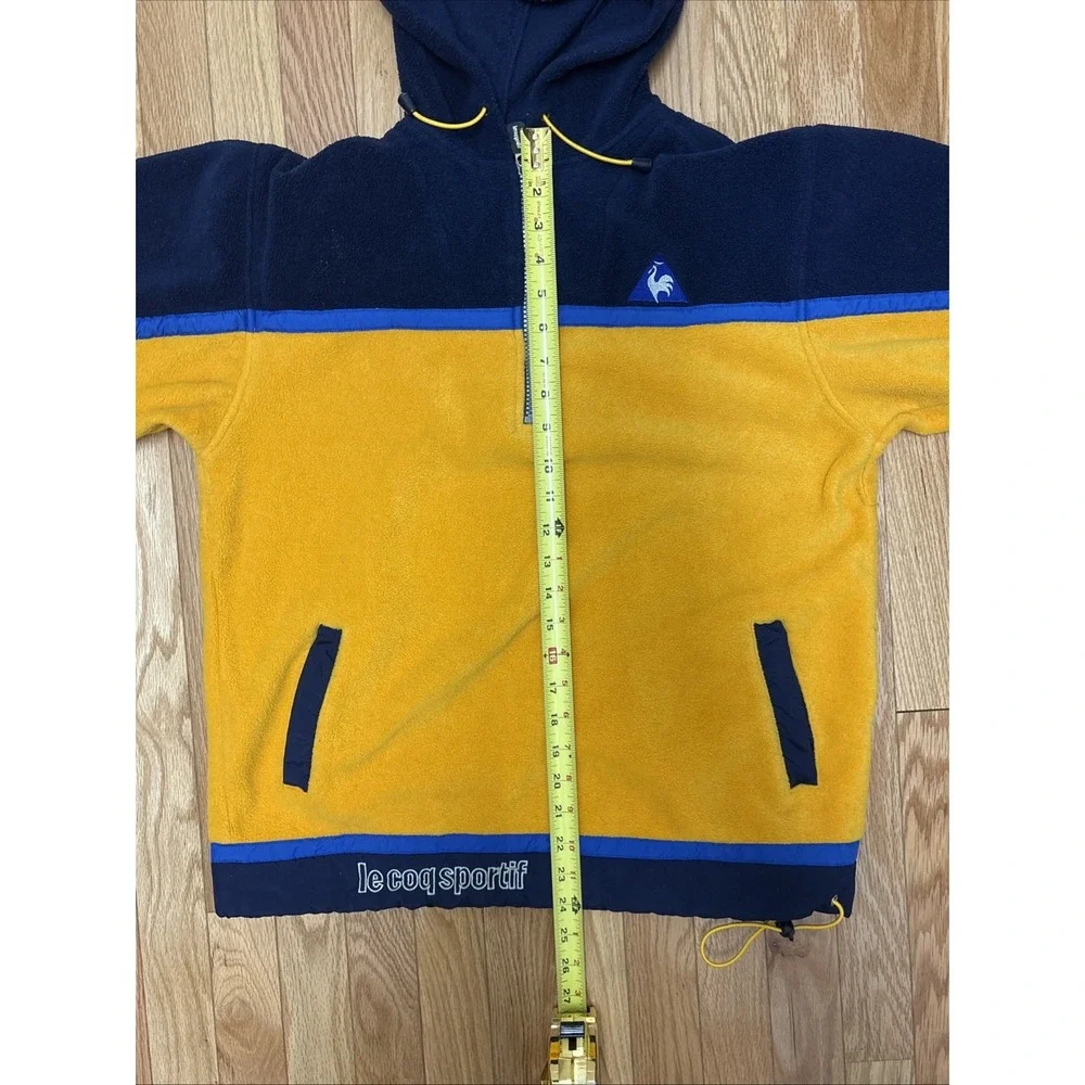 Le Coq Sportif Vintage Multicolour Half Zip Fleece - Size Youth‎ 14